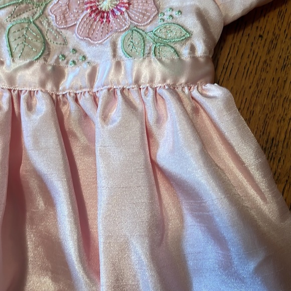 Worn once George pink embroidered flower dress - Picture 13 of 16